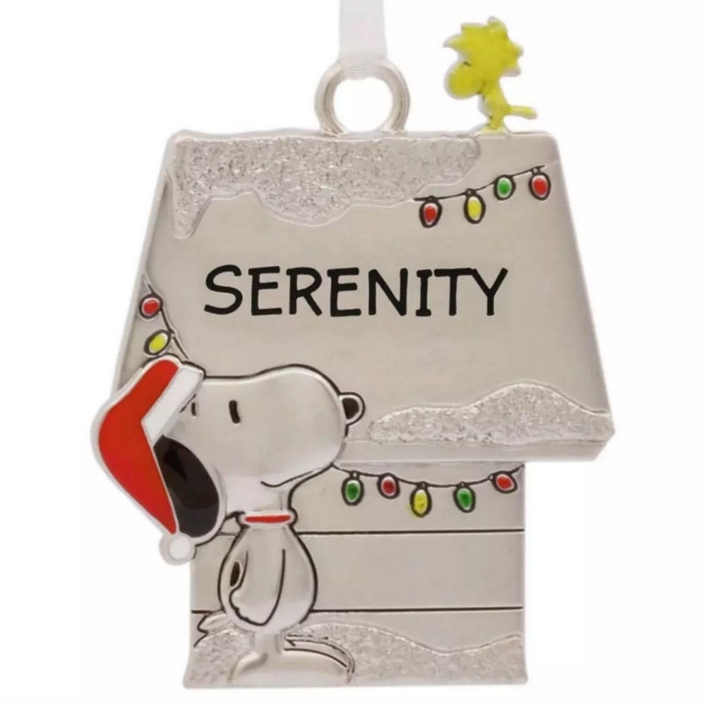 Hallmark SERENITY Peanuts Snoopy Charm Ornament - Picture 1 of 1